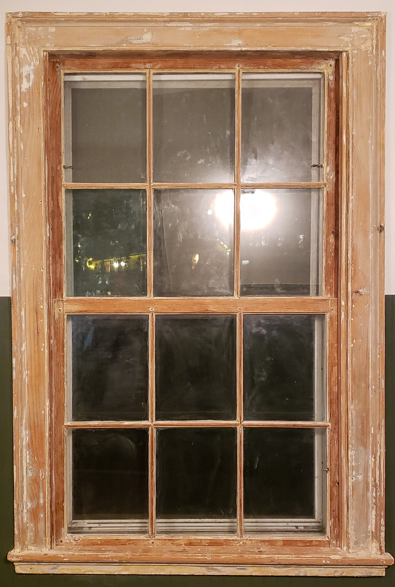 Window Restoration: Lead Paint completely removed with peel away & sanding